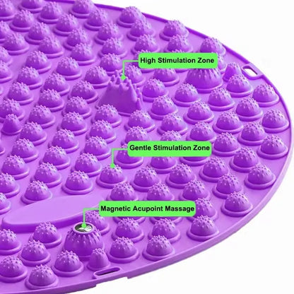 Antistress - Bärbar hopfällbar fotzonterapidyna.