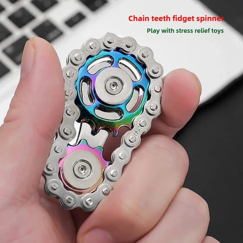 Fokus - Metal Fidget Spinner, en Leksak för kontoret.