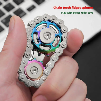 Fokus - Metal Fidget Spinner, en Leksak för kontoret.